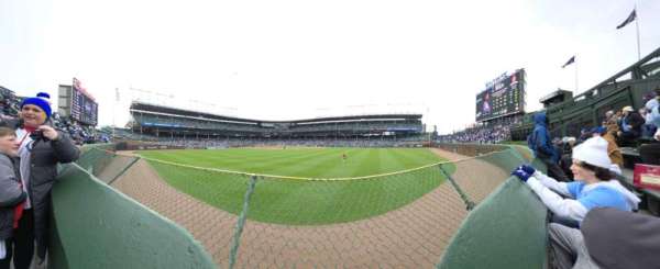 Wrigley Field, section: bleachers