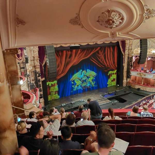 London Coliseum, section: Upper Circle, row: J, seat: 58