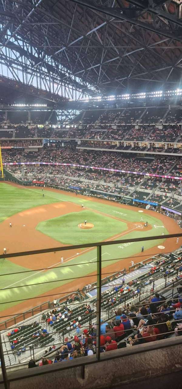 Globe Life Field, section: 304, row: 2, seat: 2