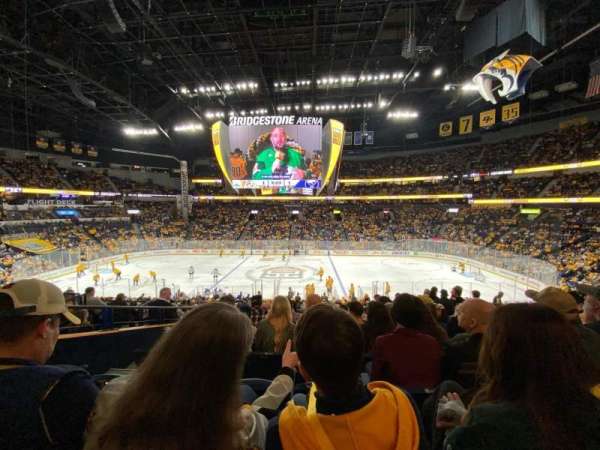 Bridgestone Arena, section: 116, row: P, seat: 13-14