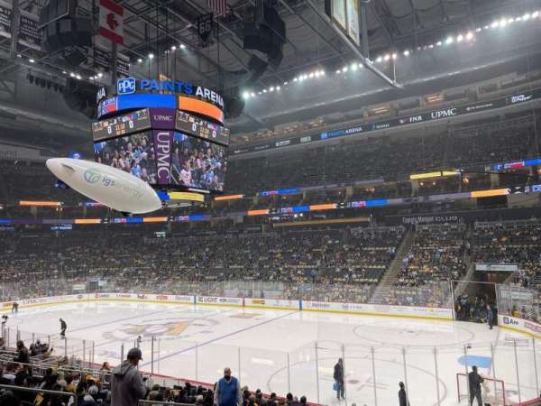 PPG Paints Arena, section: 121, row: U, seat: 10