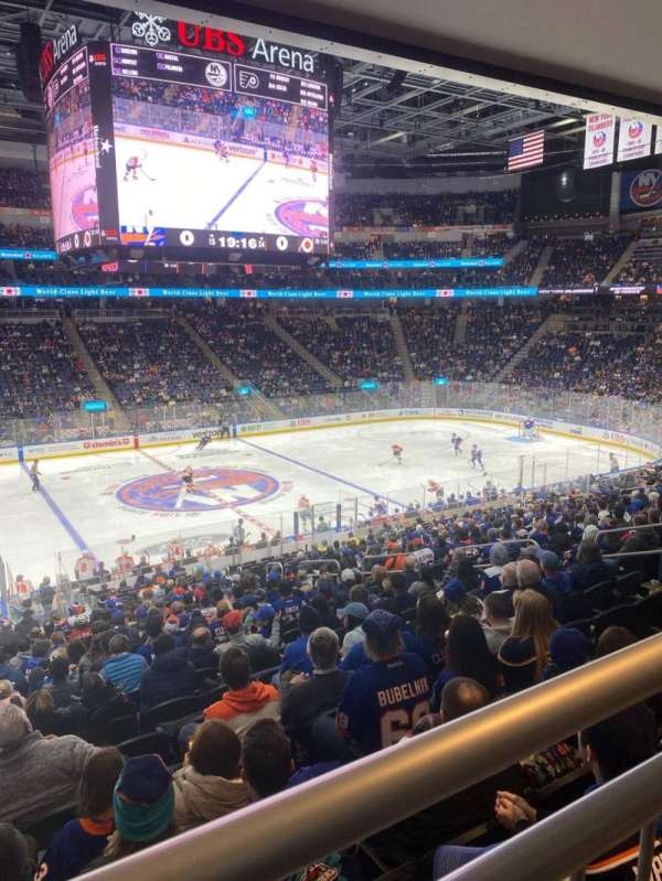 UBS Arena, section: 105, row: 26W, seat: 12