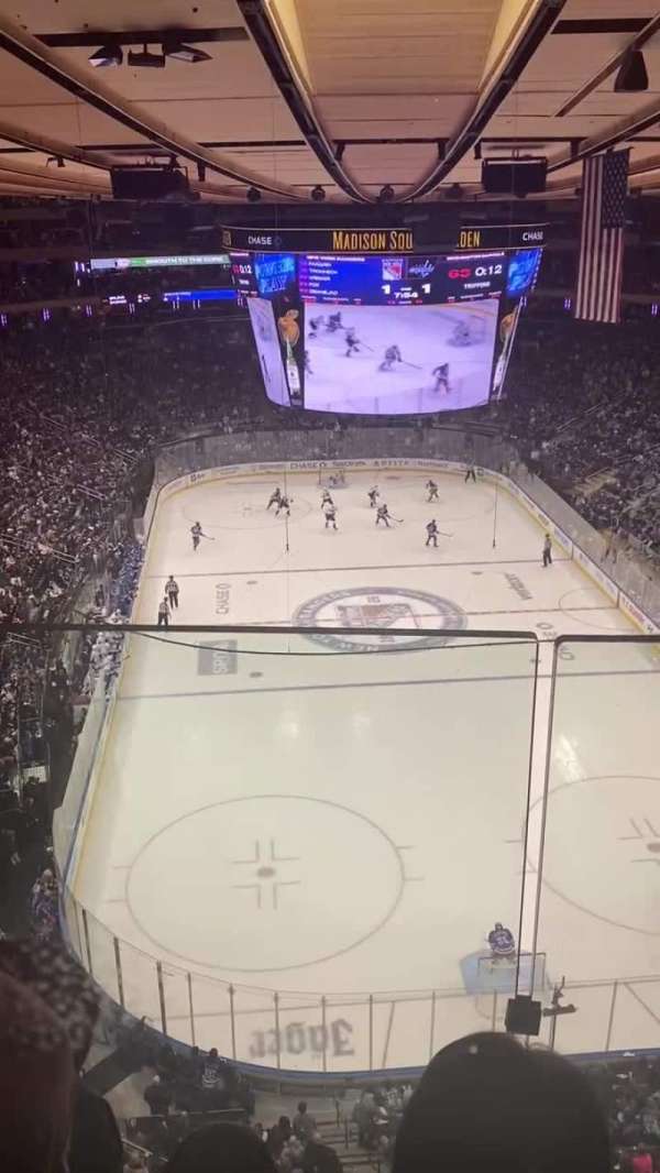 Madison Square Garden, section: 319, row: 2, seat: 21