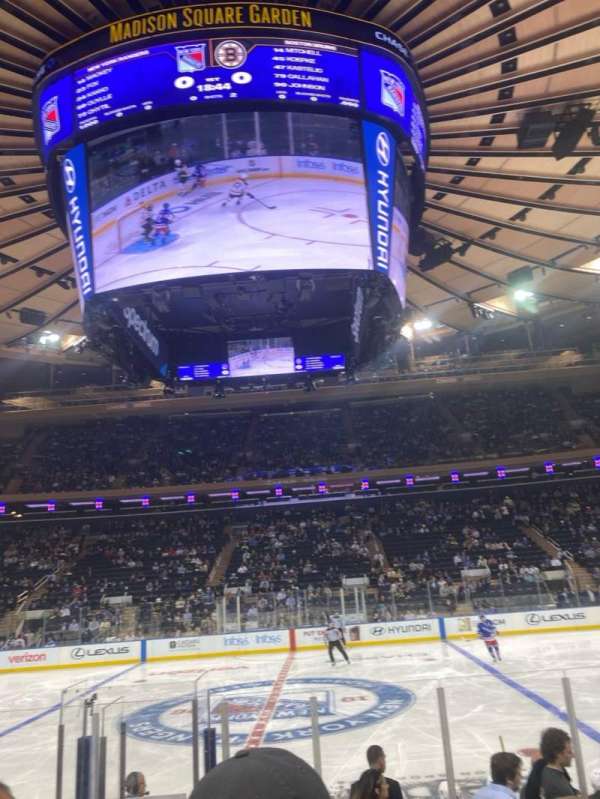 Madison Square Garden, section: 107, row: 6, seat: 15