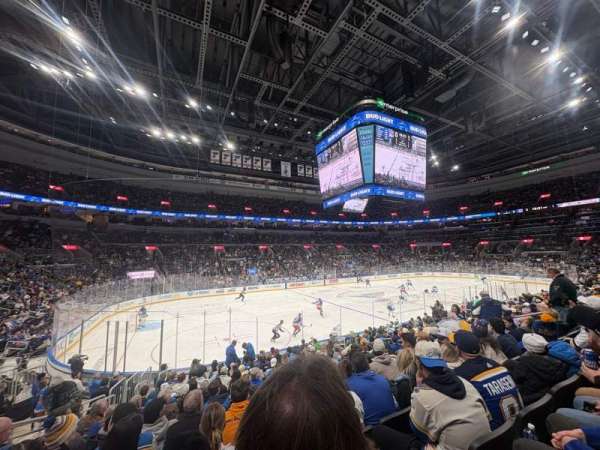 Enterprise Center, section: 118, row: Q, seat: 13