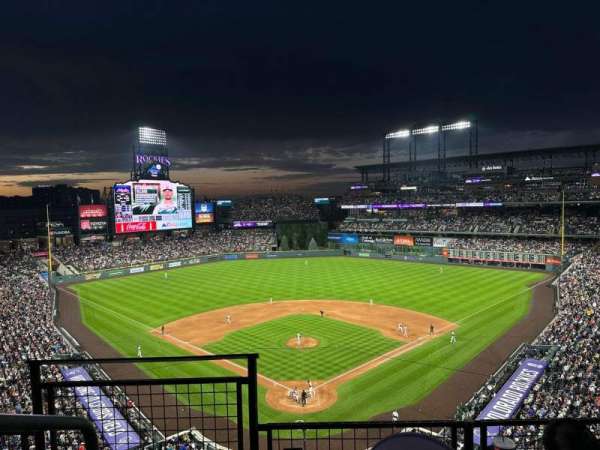 Coors Field, section: L330, row: 3, seat: 14