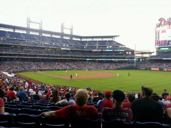 Citizens Bank Park, section: 110, row: 33, seat: 9