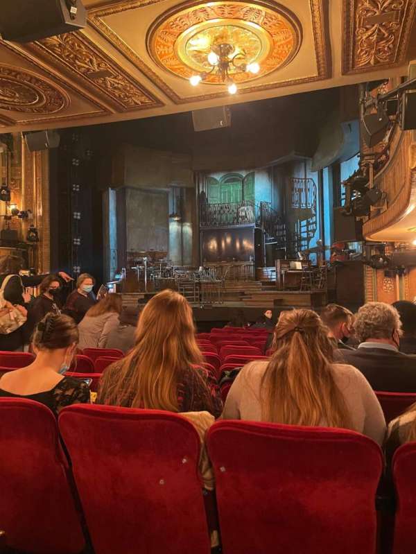 Walter Kerr Theatre, section: Orchestra R, row: P, seat: 20
