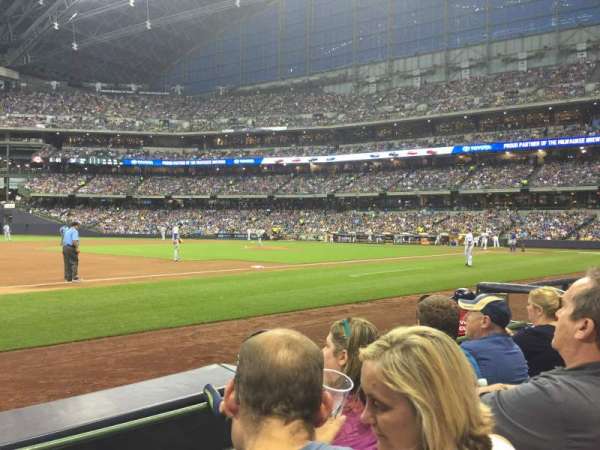 American Family Field, section: 124, row: 3, seat: 11