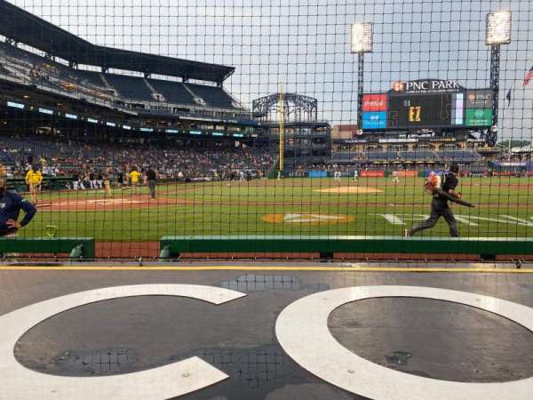 PNC Park, section: 12, row: F, seat: 7