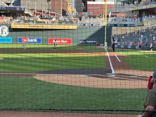 Target Field, section: 11, row: 6, seat: 4