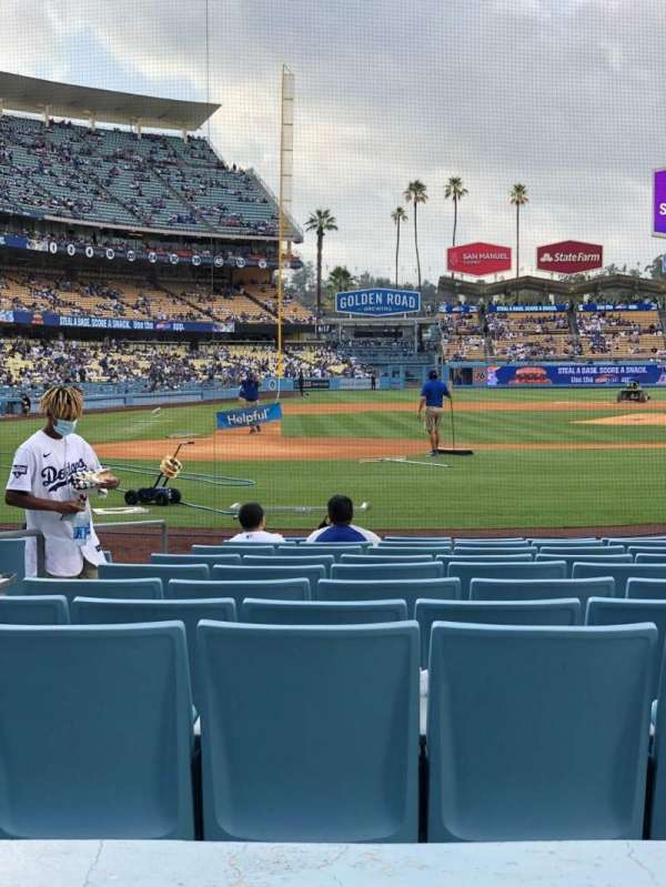 Dodger Stadium, section: 10FD, row: B, seat: 4