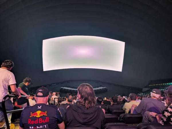 The Sphere, Vegas, section: 406, row: 22, seat: 2