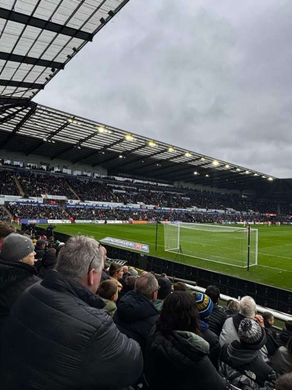 Swansea.com Stadium, section: South Lower 3, row: I, seat: 72