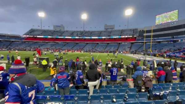 Highmark Stadium, section: 131, row: 8, seat: 5