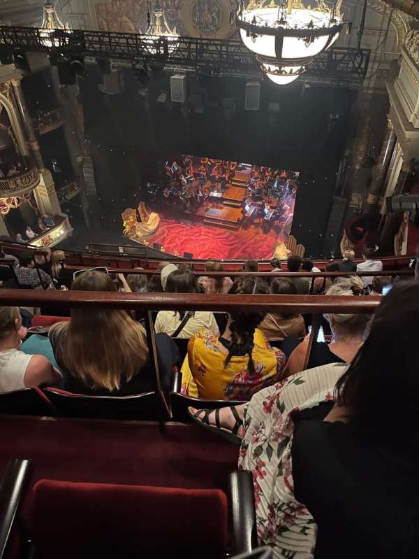 Theatre Royal Drury Lane, section: Balcony, row: H, seat: 13