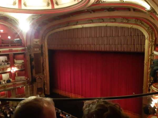 Bristol Hippodrome, section: Upper Circle, row: B, seat: 3
