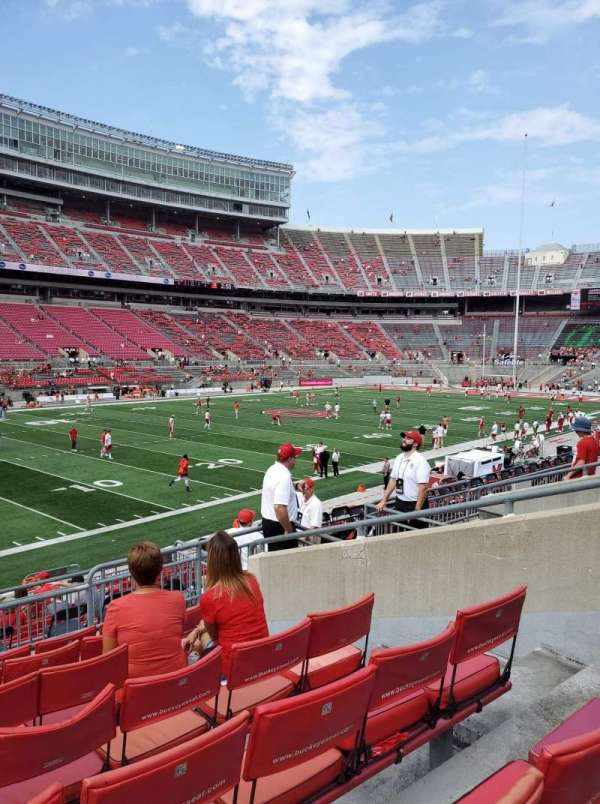 Ohio Stadium, section: 28A, row: 6, seat: 5