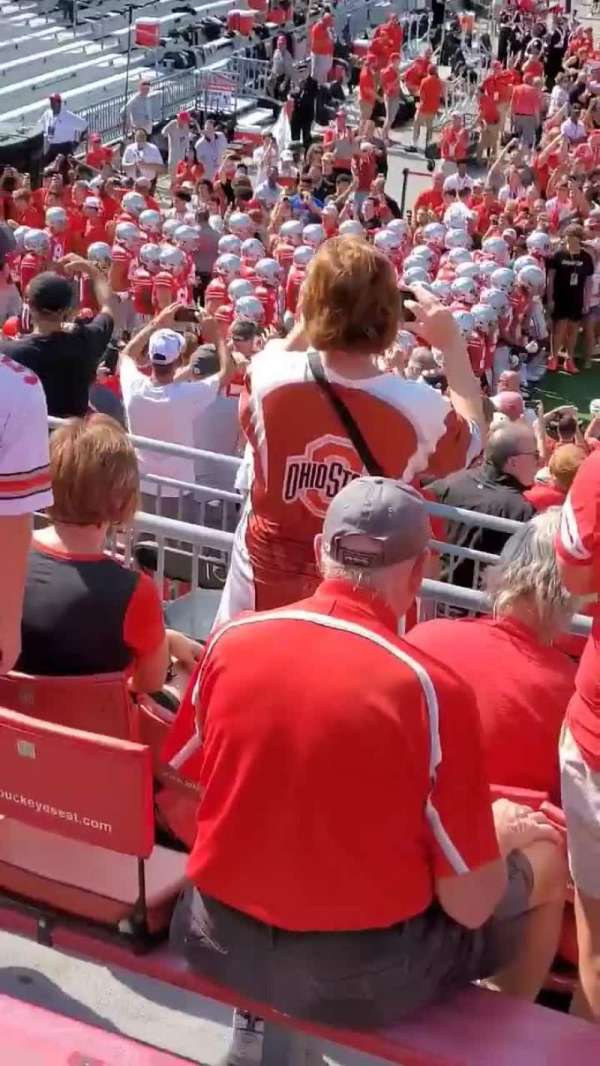 Ohio Stadium, section: 28A, row: 6, seat: 5