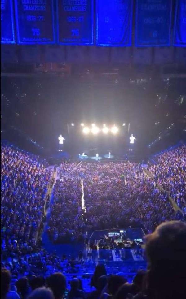 Xfinity Mobile Arena, section: 207, row: 12, seat: 8