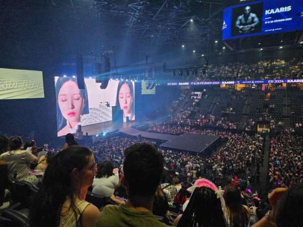 Accor Arena, section: Gradin P, row: 3, seat: 5