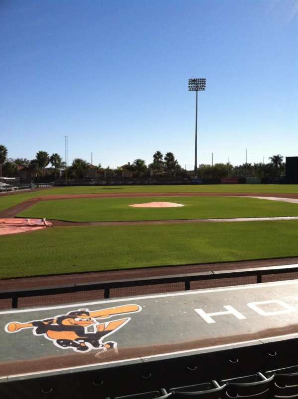Ed Smith Stadium, section: 110, row: 8, seat: 6