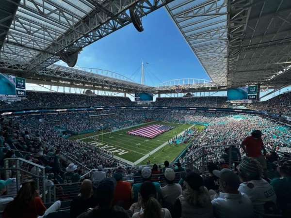 Hard Rock Stadium, section: 327, row: 9, seat: 7