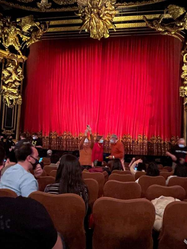 Majestic Theatre, section: Orchestra C, row: H, seat: 111
