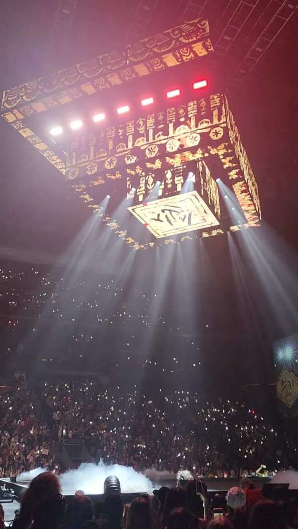 Prudential Center, section: 8, row: 1, seat: 11