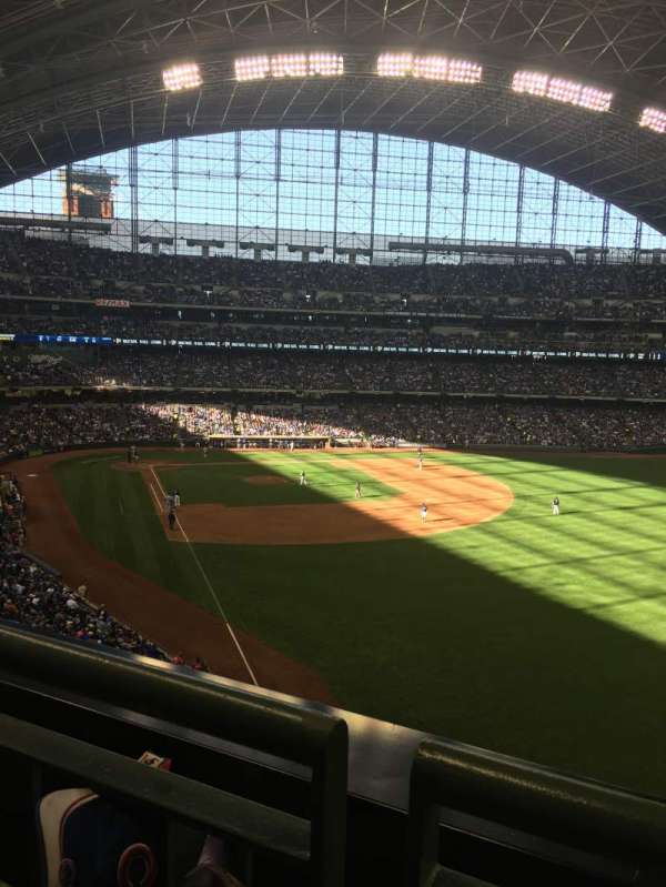American Family Field, section: 306, row: 1, seat: 4