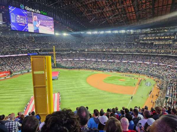 Globe Life Field, section: 202, row: 10, seat: 4