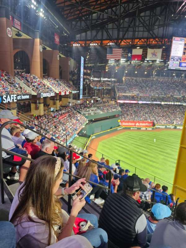 Globe Life Field, section: 202, row: 10, seat: 4