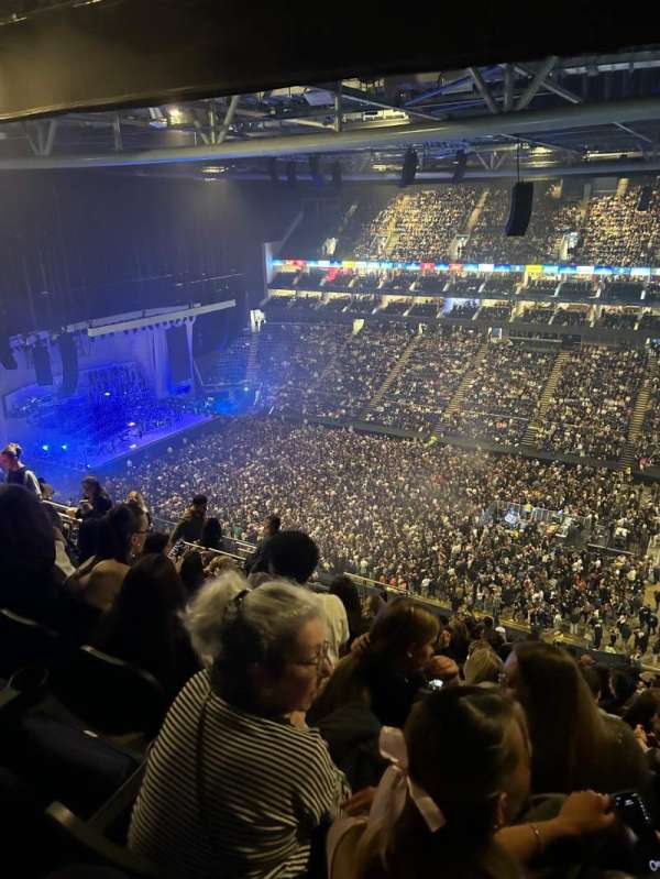 The O2, London, section: 405, row: P, seat: 573