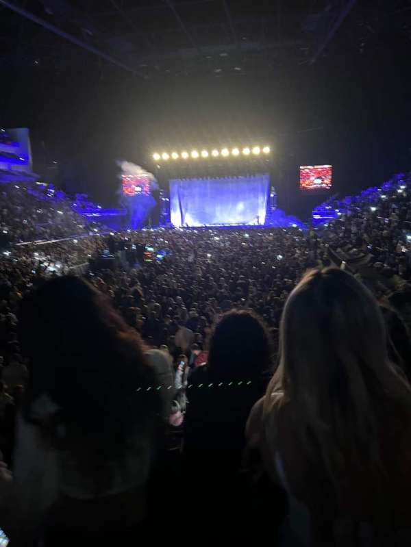 The O2, London, section: 108, row: L
