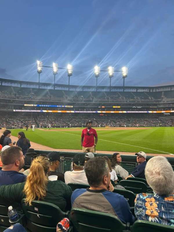 Comerica Park, section: 113, row: 6, seat: 20