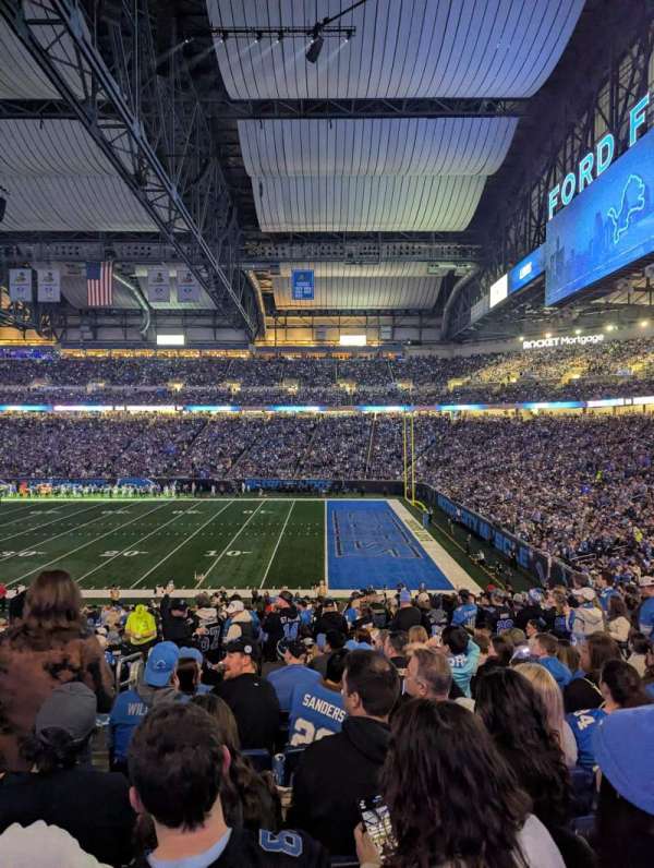 Ford Field, section: 110, row: 37, seat: 2