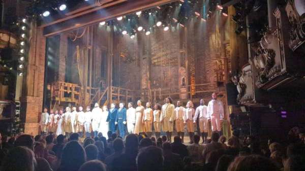 Victoria Palace Theatre, section: Stalls, row: M, seat: 9