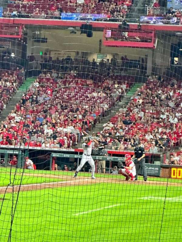 Great American Ball Park, section: 112, row: F, seat: 13