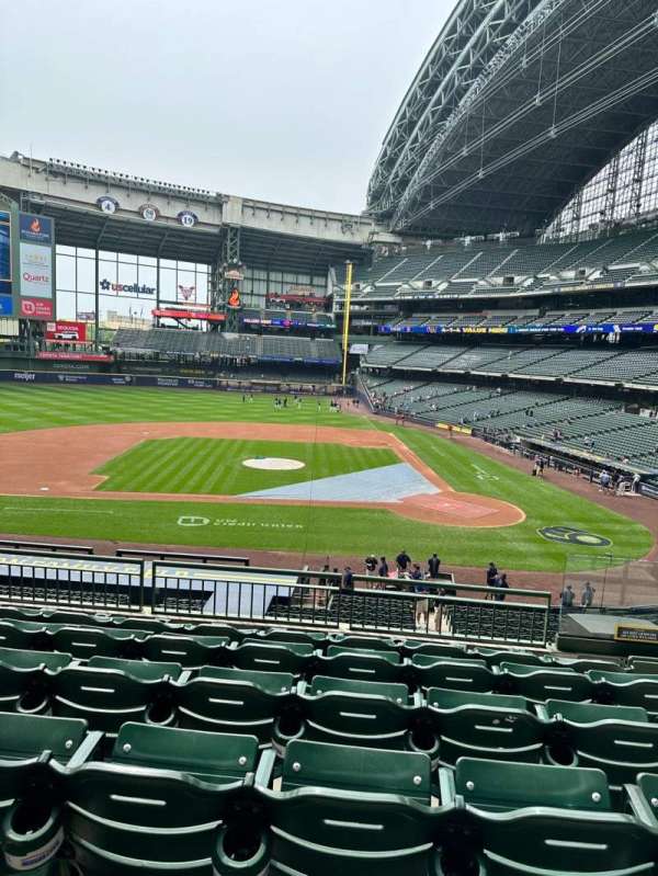 American Family Field, section: 223, row: 6, seat: 4