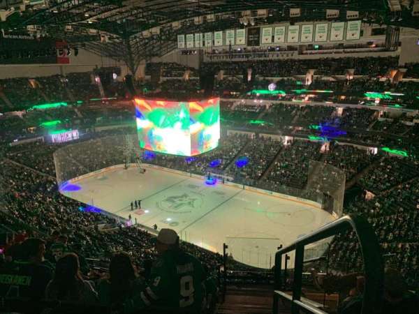 American Airlines Center, section: 323, row: M, seat: 1