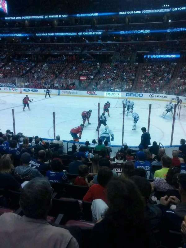 Amerant Bank Arena, section: 114, row: 8, seat: 7