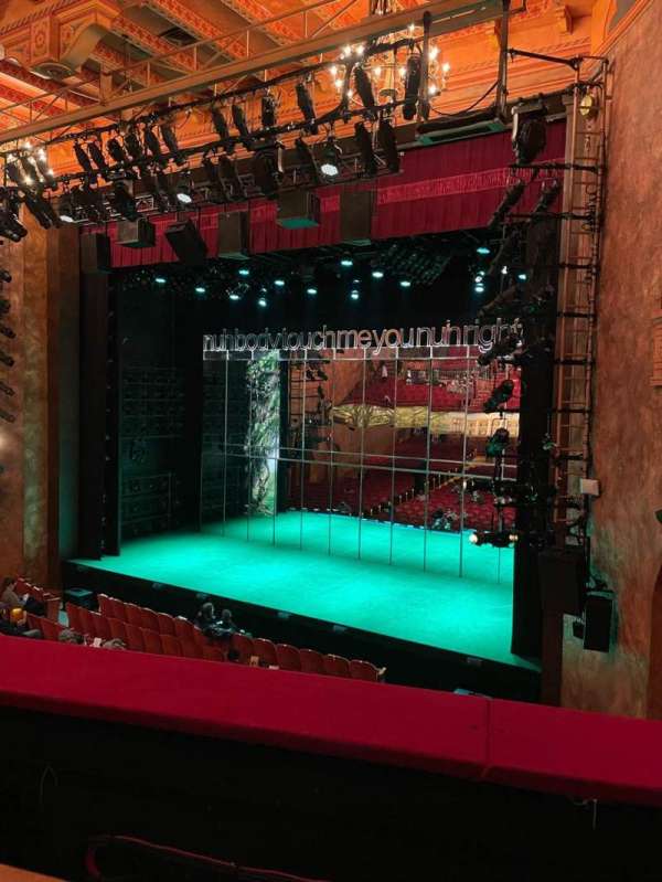 August Wilson Theatre, section: Mezzanine R, row: A, seat: 18