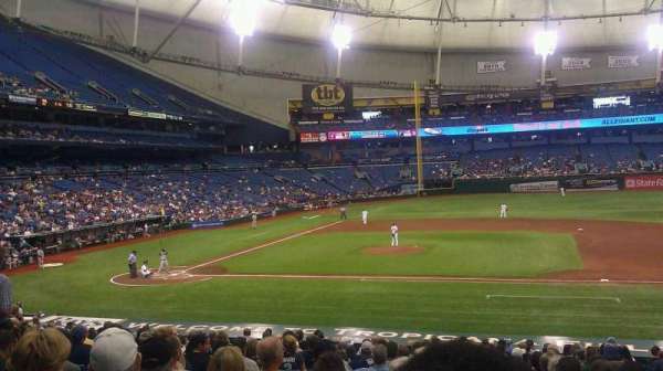 Tropicana Field, section: 116, row: GG, seat: 9