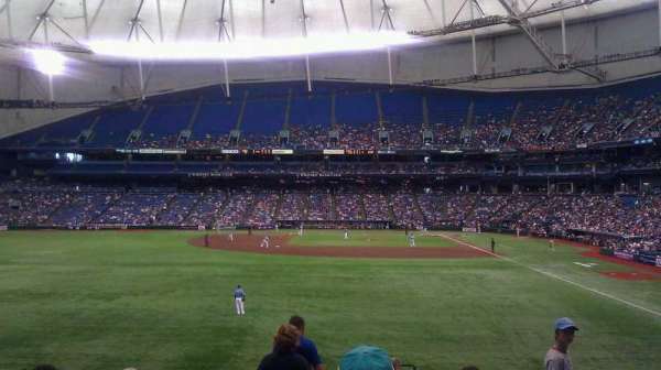 Tropicana Field, section: 143, row: JJ, seat: 24
