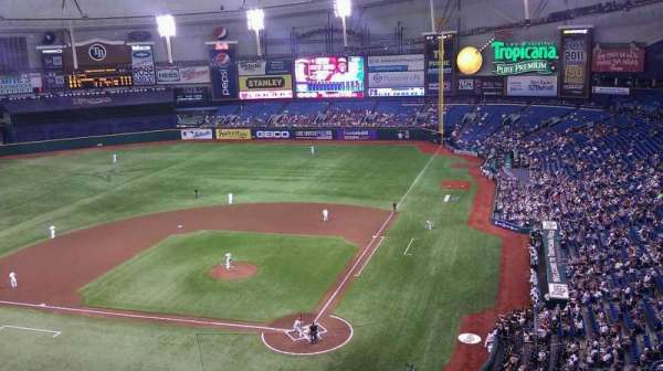 Tropicana Field, section: 303, row: M, seat: 4