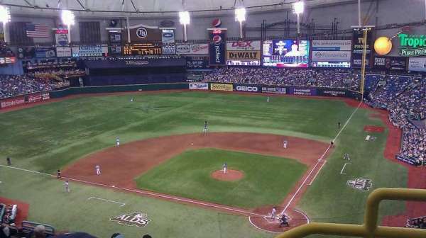 Tropicana Field, section: 305, row: N, seat: 18