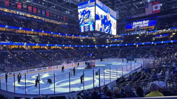 Benchmark International Arena, section: 110, row: H, seat: 14