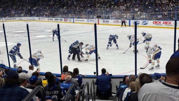 Benchmark International Arena, section: 128, row: M, seat: 19