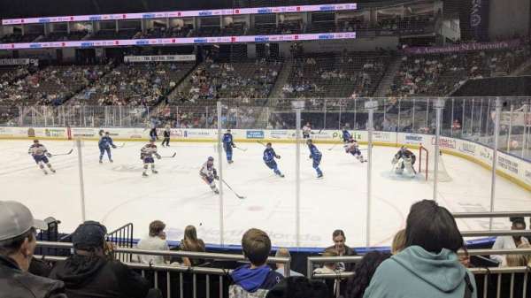 VyStar Veterans Memorial Arena, section: 101, row: H, seat: 3