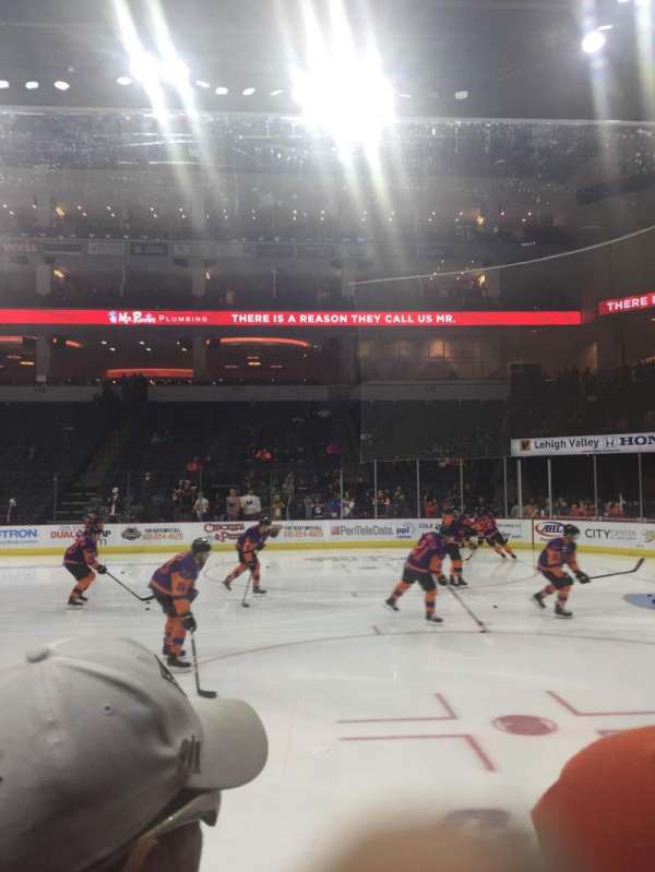 PPL Center, section: 103, row: 2, seat: 7